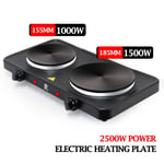 2.5KW Double Twin Dual Hot Plate Electric Multi-function Table Top Cooker Heat
