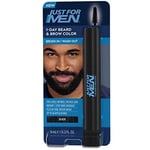 Just For Men 1-Day Beard and Brow Colour Brush, For Instant 1-Step Grey Coverage