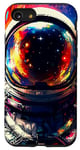iPhone SE (2020) / 7 / 8 Pixel Art Astronaut Space Retro Synthwave 80s Case