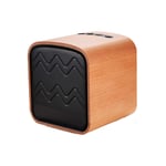 JACKWS Bluetooth Speaker, Wooden Mini Portable TFcard FM Radio 10W Wireless Subwoofer HD Audio And Sound Bot 8 Hours Play