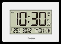 Radio Controlled Large Screen LCD Wall or Desk Clock ( UK & Ireland Version )