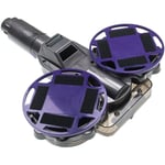 Kit de tête de balai électrique compatible avec Dyson V15 Detect Absolute aspirateur - avec réservoir d'eau + 4 lingettes - Vhbw