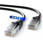 Câble Ethernet 20m, reseau LAN Cable ethernet Cat 6 Haut Debit pour Une Connexion Internet Rapide et fiable Cable ethernet connecteur AWG24, Câble
