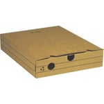 Arkivkartong, Miniwell, liggande arkivering, A4, 60mm, 325 x 240mm, brun