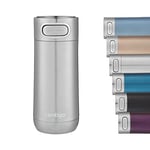 Contigo Luxe Autoseal Travel Mug, Stainless Steel Thermal Mug, Vacuum Flask, Leakproof Tumbler, dishwasher safe, Coffee Mug with BPA Free Easy-Clean Lid, Stainless Steel, 360 ml
