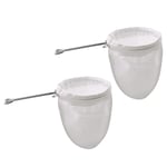 2 traditionella underwire thailändska tefilter, återanvändbart kaffefilter