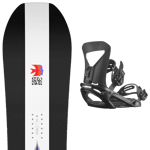 SALOMON Pack snowboard Salomon Highpath Black/white/purple/red 25 + Fixations Homme Noir / Blanc Violet taille 156 2025