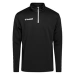 Hummel Träningströja Authentic 1/2 Zip - Svart/Vit, storlek Small