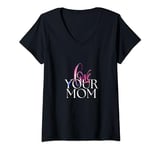 Womens Mom's Day Marvel: Celebrating Mom V-Neck T-Shirt