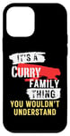 Coque pour iPhone 12 mini It's A Curry Family Thing Funny Men's and Women's
