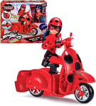 Miraculous LADYBUG figure doll with Scooter Transforming Playset
