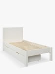Stompa Classic Wooden Bed Frame with Pair of Drawers, Single