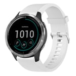 FIXED Silikonrem för Garmin QuickFit 20 mm Vit