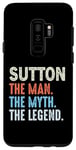 Galaxy S9+ Sutton The Legend Name Personalized Cute Idea Men Vintage Case