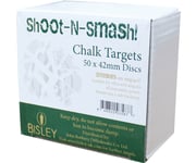 Bisley Shoot and Smash Chalk Targets Shoot-N-Smash 50mm X 42mm - Box of 50
