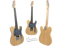 V-Tone Elgitarr 4/4 Telecaster 39 Naturligt Trä Allen Key
