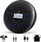 Gueray Portable CD Player with Bluetooth & 2000mAh Rechargeable Battery Personal