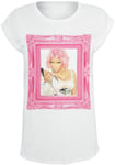 Nicki Minaj Pink Baroque Frame T-Shirt white