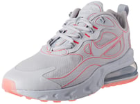 Nike Air Max 270 React Sp, Men's race Running Shoe, White/White-Flash Crimson, 9 UK (44 EU)