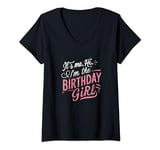 Womens Birthday Bash: It’s All About the Girl! V-Neck T-Shirt