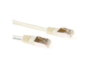 ACT Ivory 2 meter F/UTP CAT5E patch cable with RJ45 connectors