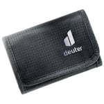 Deuter 14cm x 9cm Light & Robust Folding BLACK Travel Wallet Adventure Ready