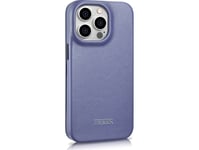 Icarer Icarer Ce Premium Läderfodral Iphone 14 Pro Max Läderfodral Med Magnetisk Flik Magsafe Ljuslila (Wmi14220716-Lp)