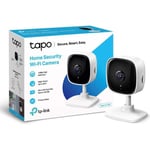 Caméras Dômes - Tapo Caméra Surveillance Wifi Intérieure C100 Fhd 1080p Nocturne Détection Mouvement Audio Bidirectionnel Compat