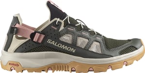 Salomon Women's Techamphibian 5 Peat/rainy Day/hyma Pink, 36 2/3