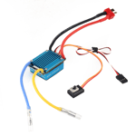 3S 160A Waterproof Brushed ESC With 5V 1A BEC T Plug For 1/12 (Or Lager) RC AIS