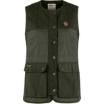 Fjällräven Womens Forest Wool Padded Vest (Grön (DEEP FOREST/662) X-large)