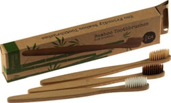 Eco Friendly Bamboo Toothbrushes x3  