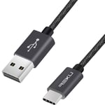NXET® Magnetic Sony Xperia 1/10/10 Plus/L3/XZ3 XZ2 XZ1 XZ Premium/X Compact/L2/L1/XA2/XA1 Ultra Charging Cable, 22AWG Fast USB-C USB Type-C Charger Data Cable Lead (6ft)