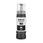 1 Black Refill Ink Bottle 70ml for Epson EcoTank L1110, L3100CIS, L3110, L3150