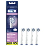 Braun Oral-B SENSITIVE CLEAN  Replacement Electric Toothbrush Heads - 4 Pack