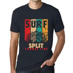 Homme Tee-Shirt Surf D'été À Split - Summer Time Surf In Split - T-Shirt Graphique Éco-Responsable Vintage Cadeau Nouveauté