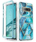 i-Blason Samsung Galaxy S10 Case, [Cosmo] Glitter Sparkle Bumper Protective Case Without Built-in Screen Protector for Galaxy S10 (2019 Release) (Ocean) - 6.1 inches