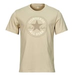 Converse T-shirt CHUCK PATCH TEE BEACH STONE / WHITE Femme