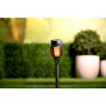 LED solcells-trädgårdsfackla med flameffekt – 1 st