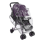 Windproof Baby Buggy Stroller Rain Cover Transparent Pushchair Protection XAT UK