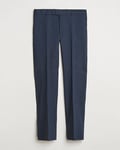 Morris Heritage Linen Suit Trousers Navy