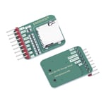 Pzsmocn: Micro-SD/TF Memory Card Reader Adapter Slot Socket Module (2 Pcs) Compatible with Raspberry Pi and Arduino Board. for Smart Homes, Offices, 3D Printer and Teaching Interact with Robots.