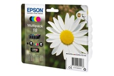 Epson 18 Multipack - 4-pack - svart, gul, cyan, magenta - original - bläckpatron