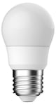Clas Ohlson Klotlampa LED E27 4,2 W, varmvit