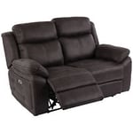 Nordic Furniture Group Teddy reclinersoffa 2-sits tyg brun