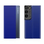 View Window Fodral för Samsung Galaxy S21 Ultra - Blå