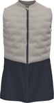 Odlo Men's Zeroweight Insulator Running Vest Silver Cloud - India Ink S, Silver Cloud/India Ink