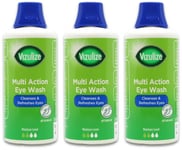 Vizulize Eye Wash 300ml | Soothing Relief | Dry Eye Treatment X 3