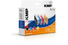 KMP MULTIPACK B13V - 4 pakker - Størrelse XXL - sort, gul, cyan, magenta - kompatibel - blækpatron (alternativ til: Brother LC970BK, Brother LC970C, Brother LC970M, Brother LC970Y)