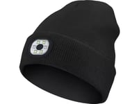 Lock Med Led-Ficklampa Svart